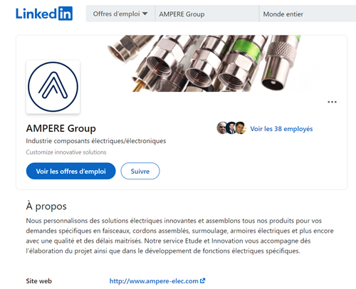 LinkedIn, AMPERE is on the spot!
